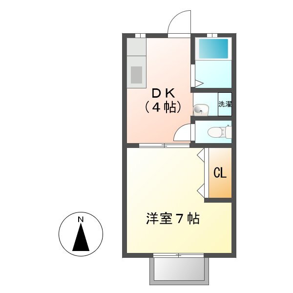 岡山県倉敷市藤戸町天城 茶屋町駅 1K アパート 賃貸物件詳細