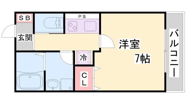 兵庫県神戸市北区藤原台北町７ 田尾寺駅 1K アパート 賃貸物件詳細