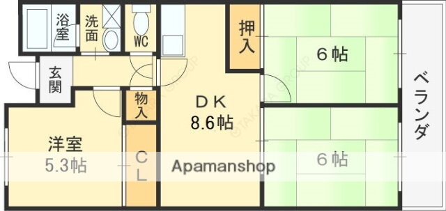 大阪府守口市菊水通２ 西三荘駅 3DK マンション 賃貸物件詳細