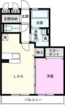 埼玉県草加市新里町 見沼代親水公園駅 1LDK アパート 賃貸物件詳細
