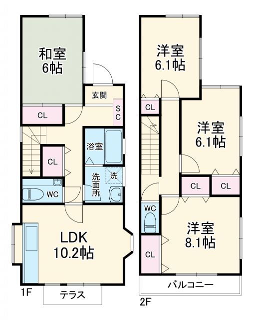 千葉県八千代市勝田台南２ 勝田台駅 4LDK 一戸建て 賃貸物件詳細