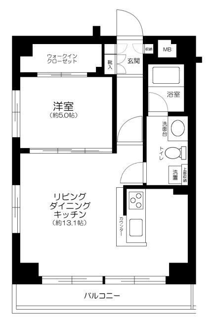 東京都中野区中央１ 中野坂上駅 1LDK マンション 賃貸物件詳細