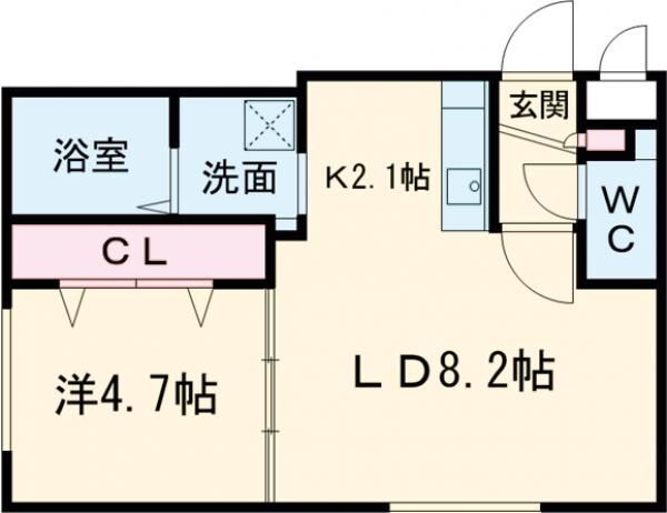 北海道恵庭市黄金南２ 恵庭駅 1LDK マンション 賃貸物件詳細