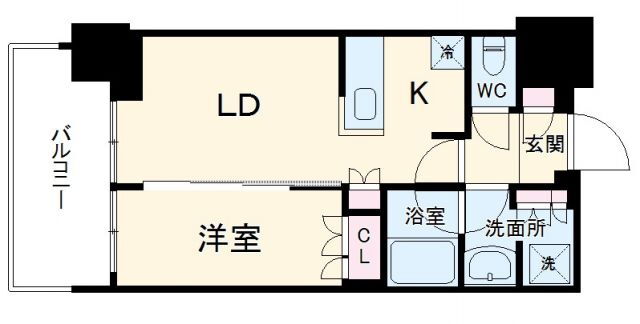 新日本ＥＸビル 11階 1LDK 賃貸物件詳細