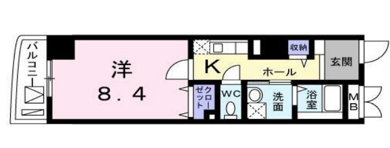 愛知県名古屋市東区新出来２ 大曽根駅 1K マンション 賃貸物件詳細