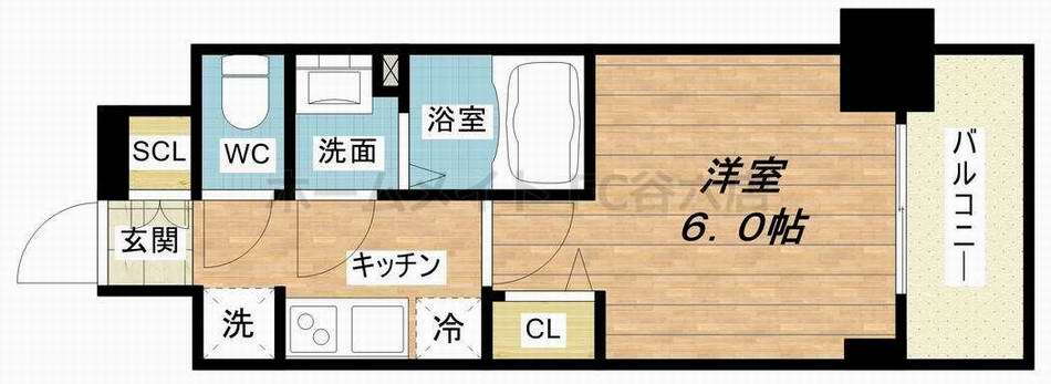 大阪府大阪市西区新町４ 西長堀駅 1K マンション 賃貸物件詳細