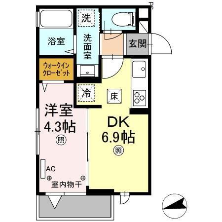 Ｋハウス 1階 1DK 賃貸物件詳細