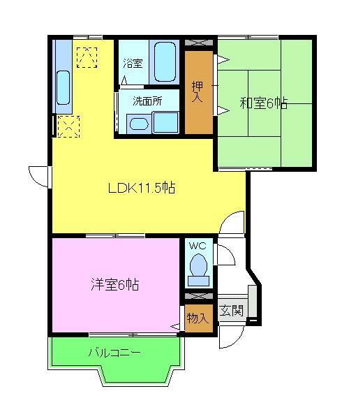 大阪府堺市美原区多治井 萩原天神駅 2LDK アパート 賃貸物件詳細
