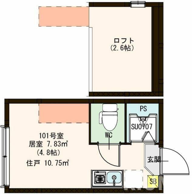 東京都北区赤羽北２ 北赤羽駅 ワンルーム アパート 賃貸物件詳細