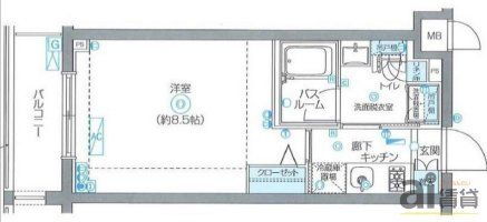 東京都杉並区松庵１ 三鷹台駅 1K マンション 賃貸物件詳細