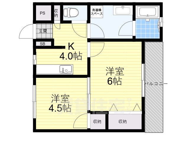 権内マンション 2階 2K 賃貸物件詳細