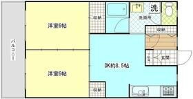 神奈川県横須賀市武３ 衣笠駅 2DK マンション 賃貸物件詳細