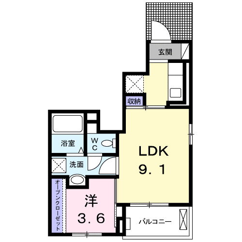 広島県福山市山手町１ 備後本庄駅 1LDK アパート 賃貸物件詳細