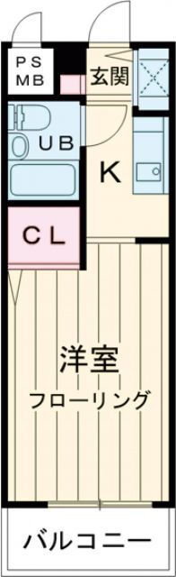 東京都練馬区関町北２ 武蔵関駅 1K マンション 賃貸物件詳細