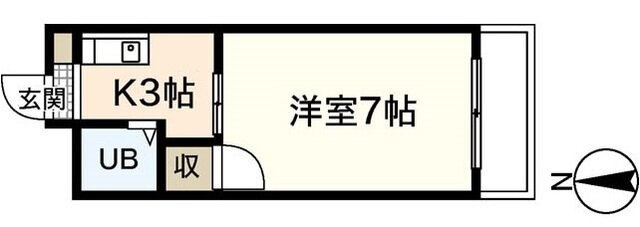 広島県広島市西区楠木町４ 白島駅 1K マンション 賃貸物件詳細