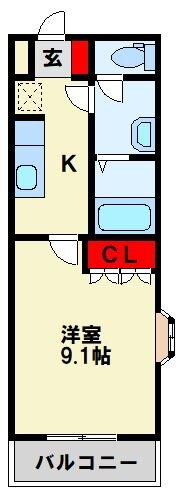 福岡県北九州市若松区鴨生田１ 二島駅 1K アパート 賃貸物件詳細