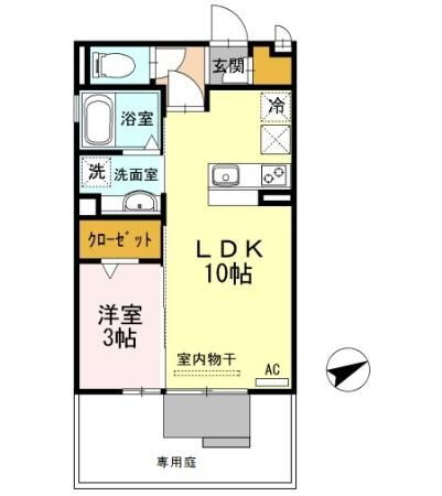 愛知県小牧市堀の内４ 1LDK アパート 賃貸物件詳細