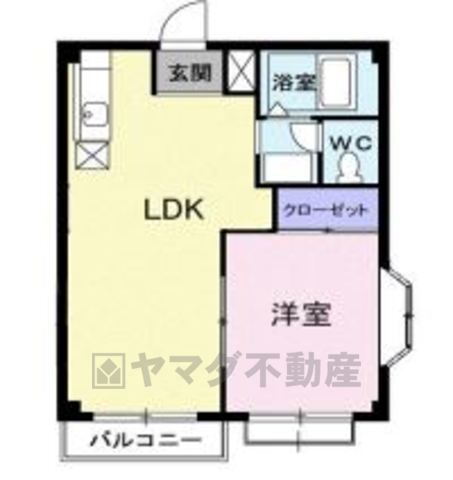 西ヶ丘ハイツ 1階 1LDK 賃貸物件詳細