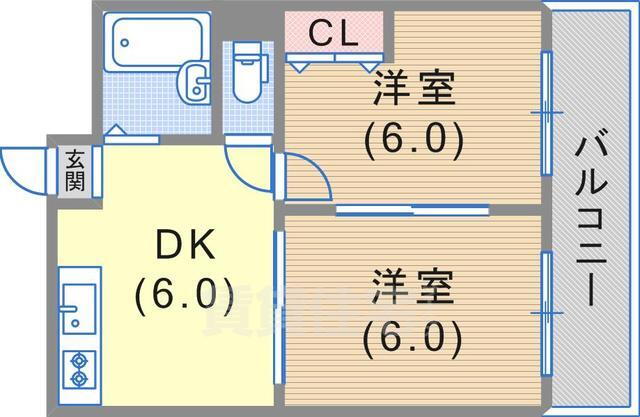 兵庫県神戸市中央区吾妻通５ 三ノ宮駅 2DK マンション 賃貸物件詳細