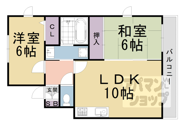 京都府亀岡市大井町小金岐２ 並河駅 2LDK マンション 賃貸物件詳細