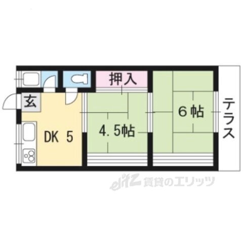 京都府京都市伏見区竹田浄菩提院町 竹田駅 2DK アパート 賃貸物件詳細