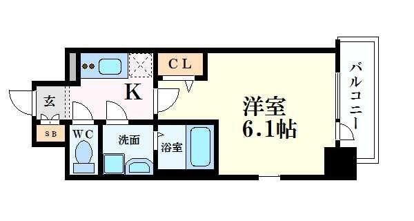 大阪府大阪市福島区海老江７ 海老江駅 1K マンション 賃貸物件詳細