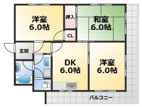 兵庫県神戸市須磨区大田町１ 板宿駅 3DK マンション 賃貸物件詳細