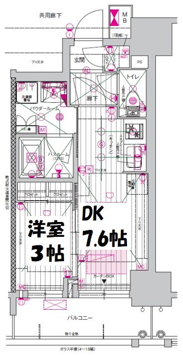 プレサンスロジェ名古屋駅ＧＡＴＥ　ＦＲＯＮＴ 10階 1DK 賃貸物件詳細