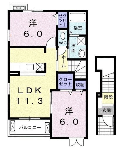 静岡県御前崎市池新田 菊川駅 2LDK アパート 賃貸物件詳細