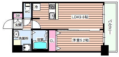 大阪府吹田市江の木町 江坂駅 1LDK マンション 賃貸物件詳細