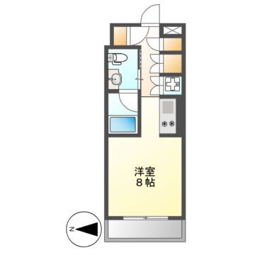 白川公園パークマンション 4階 ワンルーム 賃貸物件詳細