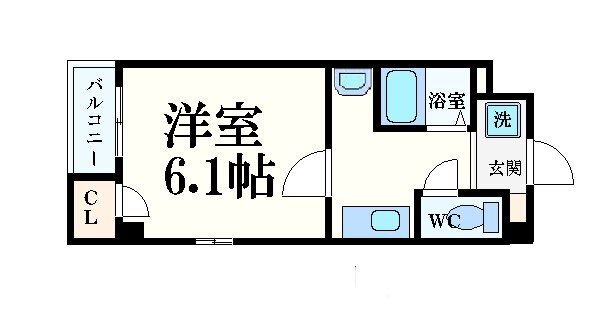 大阪府大阪市西区北堀江３ 西長堀駅 1K マンション 賃貸物件詳細
