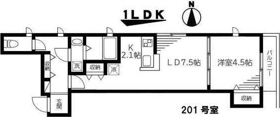 東京都北区豊島８ 王子神谷駅 1LDK アパート 賃貸物件詳細