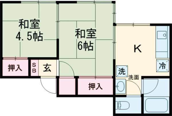 東京都葛飾区お花茶屋１ お花茶屋駅 2K アパート 賃貸物件詳細