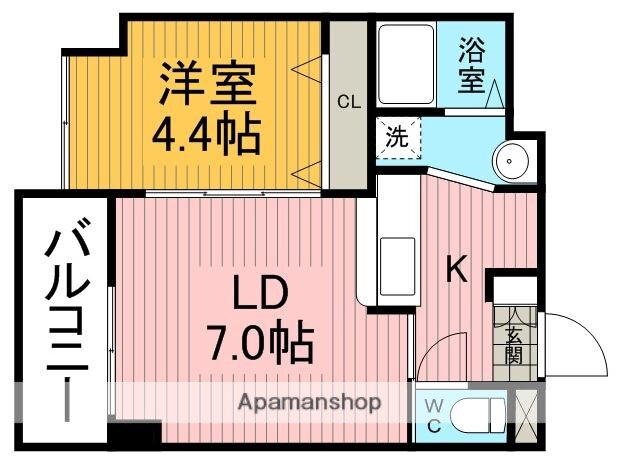 熊本県熊本市中央区保田窪２ 東海学園前駅 1LDK マンション 賃貸物件詳細