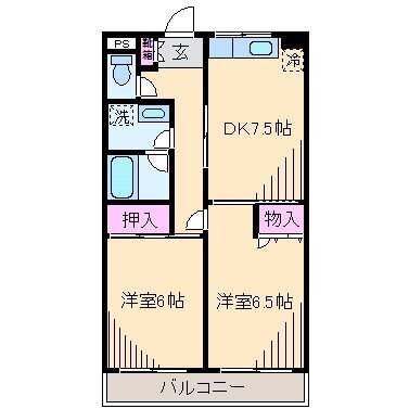 神奈川県川崎市中原区井田１ 元住吉駅 2DK マンション 賃貸物件詳細
