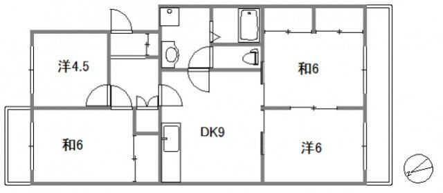 ピアパレス高須 4階 4LDK 賃貸物件詳細