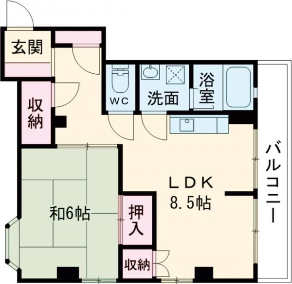 メゾン岩屋 3階 1LDK 賃貸物件詳細