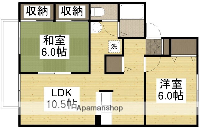 岡山県倉敷市大島 倉敷駅 2LDK アパート 賃貸物件詳細