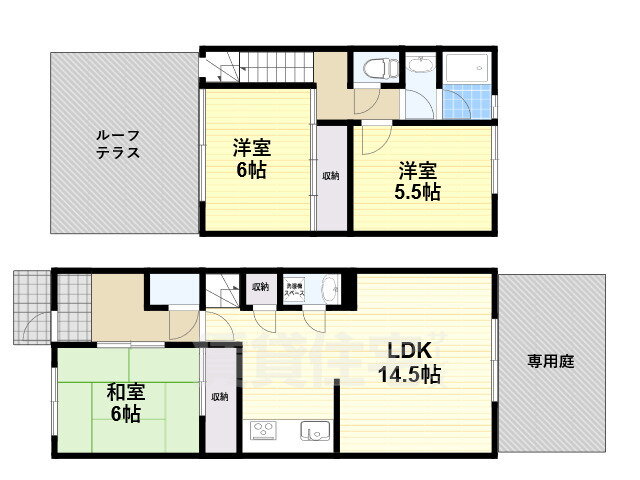 平城朱雀第２住宅７０号棟 3LDK 賃貸物件詳細