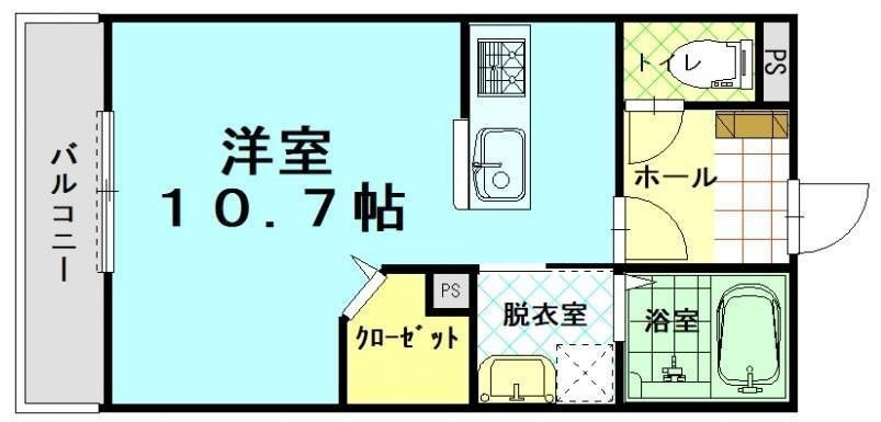 広島県福山市明神町１ 東福山駅 1K マンション 賃貸物件詳細