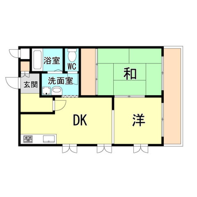 兵庫県尼崎市東園田町６ 園田駅 2DK マンション 賃貸物件詳細