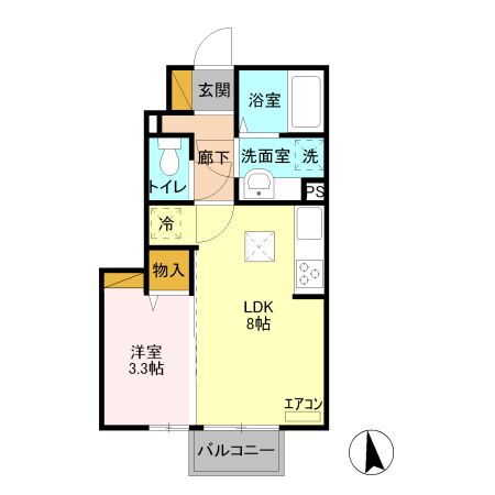 栃木県宇都宮市鶴田町 宇都宮駅 1LDK アパート 賃貸物件詳細