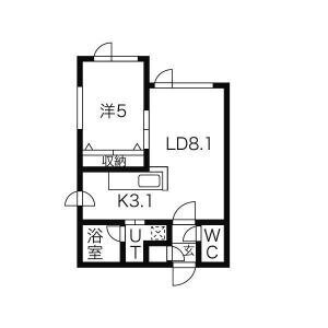 北海道札幌市北区北十二条西１ 北１３条東駅 1LDK マンション 賃貸物件詳細