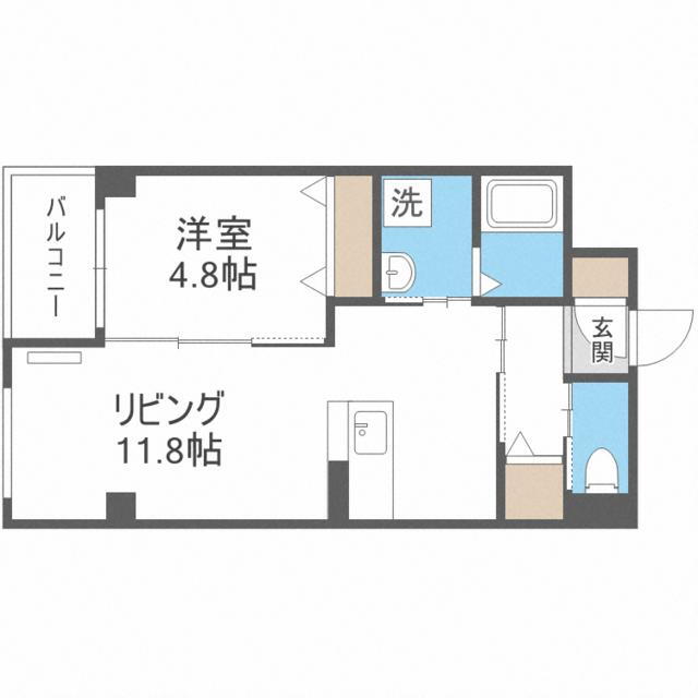 福岡県福岡市早良区小田部３ 室見駅 1LDK アパート 賃貸物件詳細