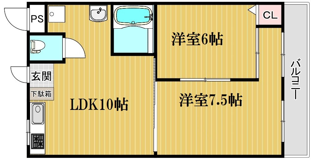 兵庫県西宮市殿山町 夙川駅 2LDK マンション 賃貸物件詳細