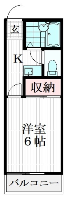 埼玉県草加市氷川町 草加駅 1K アパート 賃貸物件詳細