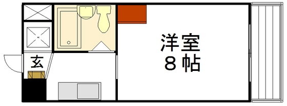 広島県広島市中区幟町 銀山町駅 1K マンション 賃貸物件詳細