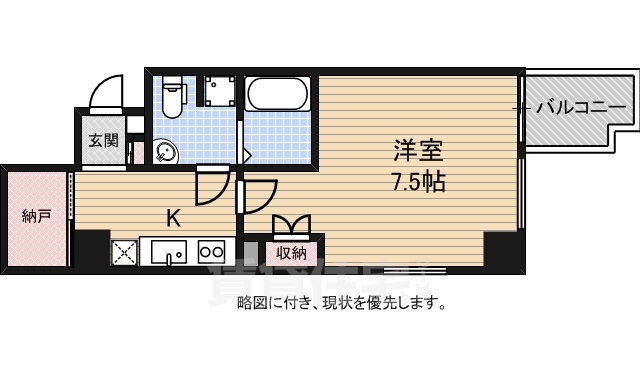 大阪府大阪市西区京町堀１ 肥後橋駅 1K マンション 賃貸物件詳細