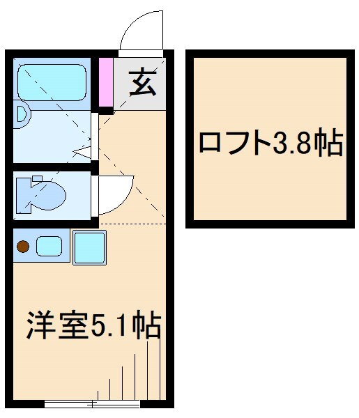 神奈川県横浜市神奈川区松見町４ 妙蓮寺駅 ワンルーム アパート 賃貸物件詳細
